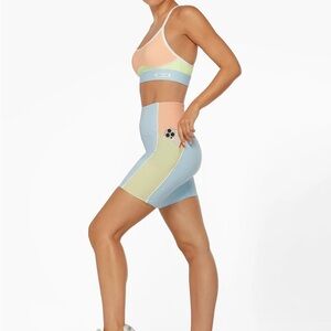 Rainbow Splice No Ride Booty Pocket Bike Shorts